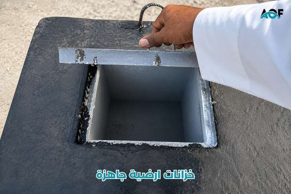 خزانات ارضية جاهزة